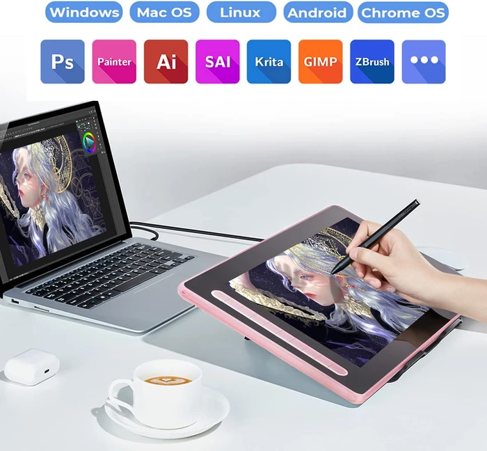XP-Pen Artist 16 (2. Generation), rosa