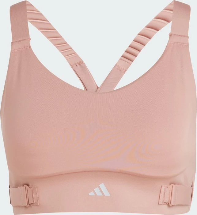 adidas FastImpact Luxe Run High-Support Sport-BH warm clay (Damen)