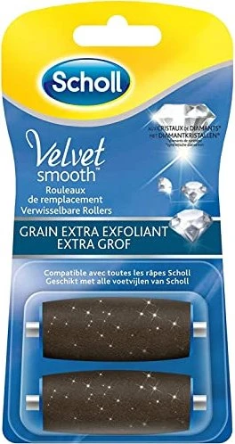Scholl Express Pedi Velvet Smooth Ersatzrolle extra stark, 2 Stück
