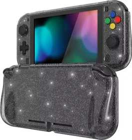 PlayVital Zeal Protect Hartschalen-Schutzhülle Cover clear glitter silver (Switch)