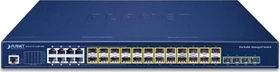 Planet SGS-6310 Rackmount Gigabit Managed Switch, 16x SFP, 8x RJ-45/SFP, 4x SFP+ (SGS-6310-16S8C4XR)