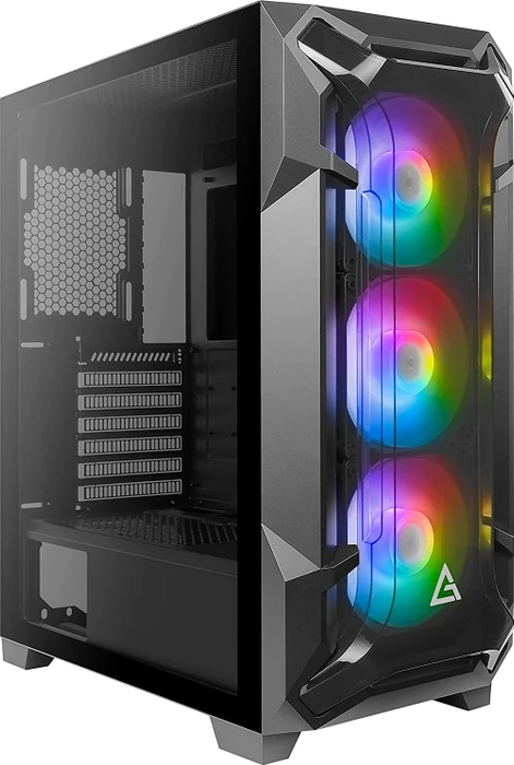 Antec Dark League Dark Fleet DF600, Glasfenster