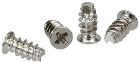 InLine Lüfterschrauben 5x10mm, silber, 2000er-Pack