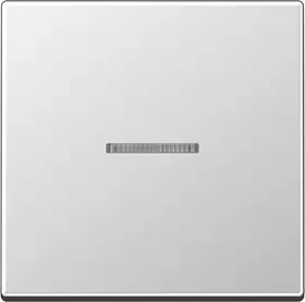 Jung Serie A Wippe mit Lichtleiter, aluminium