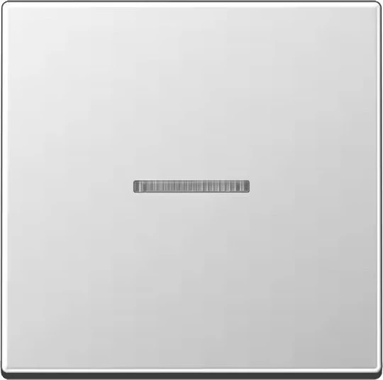 Jung Serie A Wippe mit Lichtleiter, aluminium