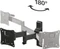 Hama TV-Wandhalterung Fullmotion 5 Sterne XS 2 Arme schwarz Vorschaubild