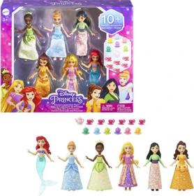 Mattel Disney - Prinzessin - Small Dolls Teeparty 6er-Pack