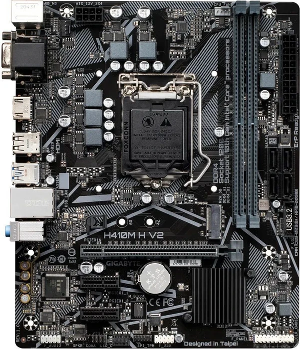 GIGABYTE H410M H V2 (Rev. 1.0) (Intel 1200)