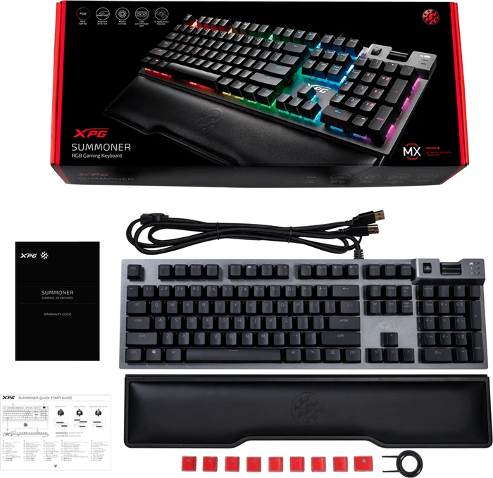 ADATA XPG Summoner, MX SPEED RGB Silver, USB, DE