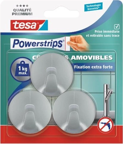 tesa Powerstrips Haken rund