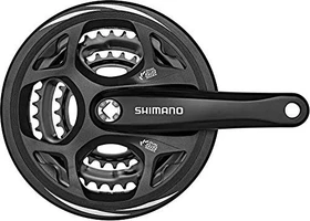 Shimano Tourney FC-TY501 Kettenschutz 48/38/28 Zähne Kurbelgarnitur 170mm schwarz