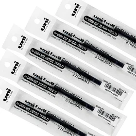 Uni-Ball UMR-87 N Gel-Mine 0.4mm schwarz, 5er-Pack