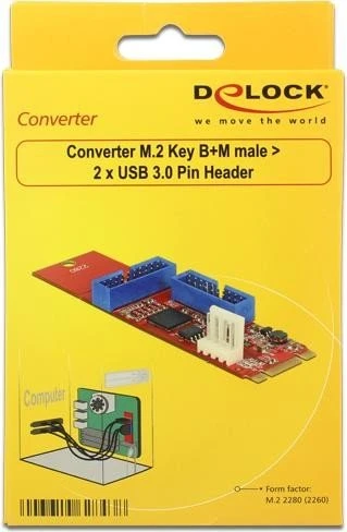 DeLOCK M.2 PCIe -> USB