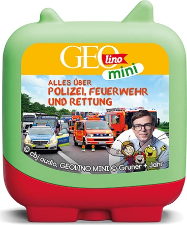 tonies Pocket Tonie GEOlino Mini - Alles über Polizei, Feuerwehr und Rettung