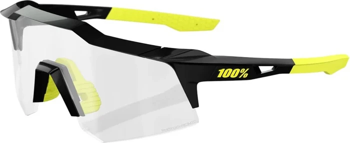 100% Speedcraft XS gloss black/photochromic