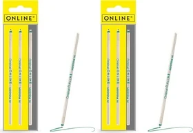 ONLINE Kugelschreiber Standardmine D M grün, 3er-Pack
