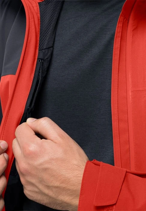 Jack Wolfskin Go Hike Hardshell Funktionsjacke strong red (Herren)