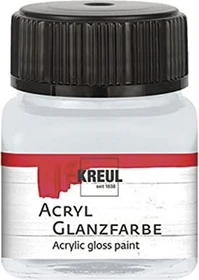 Kreul Acryl Glanzfarbe, hellgrau, 20ml
