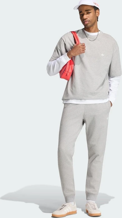 adidas Trefoil Essentials Trainingshose lang medium grey heather (Herren)
