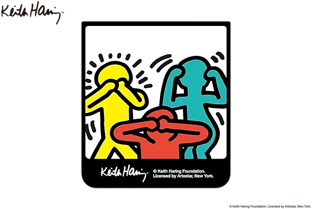 Samsung Slash B Slash Keith Haring Photo Flipsuit Card