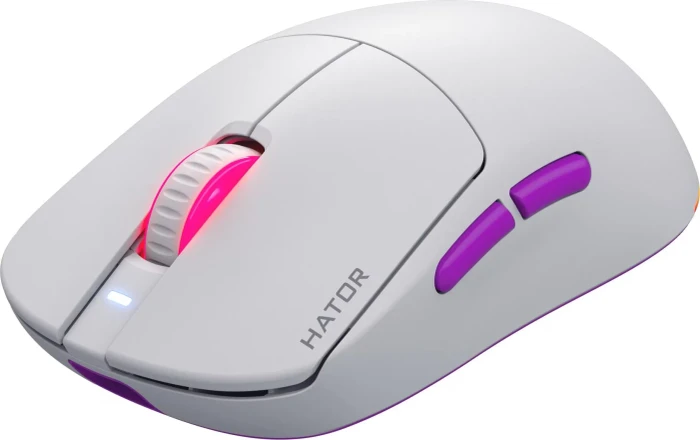 Hator Quasar 3 Ultra 8K Wireless Gaming Mouse weiß, USB/Bluetooth