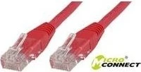 MicroConnect Patchkabel, Cat5e, U/UTP, RJ-45/RJ-45, 1m, rot