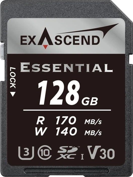 Exascend Essential R170/W140 128GB, UHS-I U3, Class 10