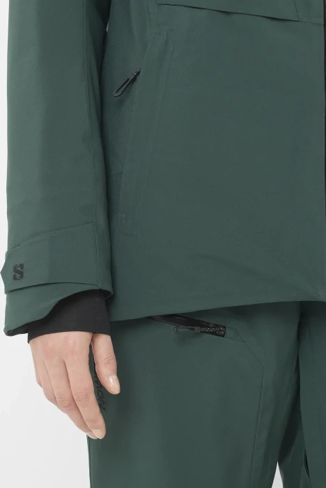 Salomon Brilliant Skijacke green gables (Damen)