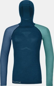 Ortovox 120 Comp Light Hoody Funktionsshirt langarm petrol blue (Damen)