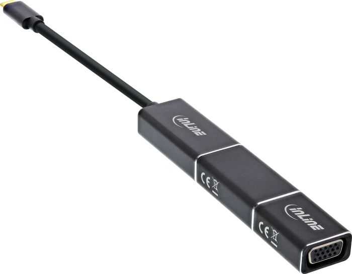 InLine USB Display Konverter Set 6-in-1 schwarz
