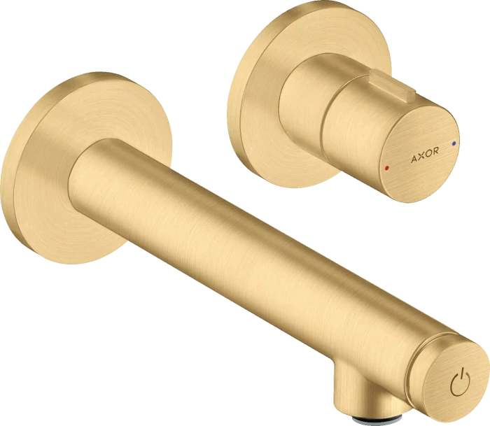 Hansgrohe Axor Uno Unterputz für Wandmontage Select mit Auslauf 158mm brushed gold optic