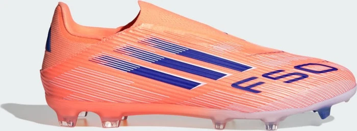 adidas F50 League Laceless FG/MG beam orange/lucid blue/cloud white