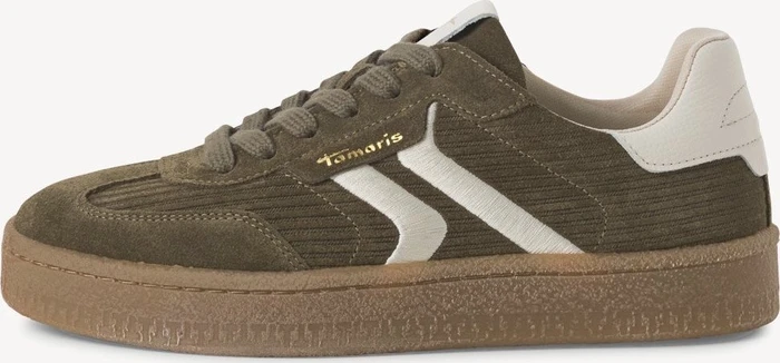 Tamaris Ledersneaker Low grün (Damen)