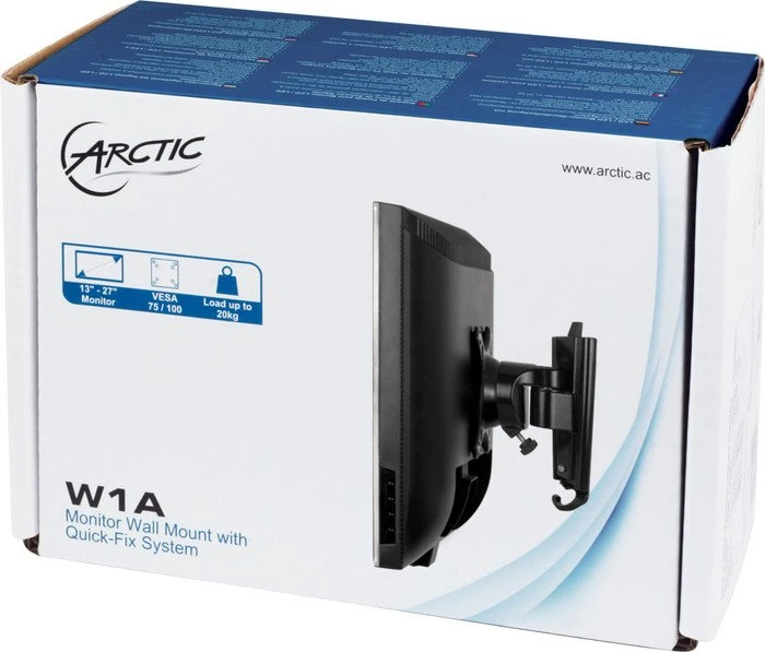 ARCTIC W1A Monitor-Wandhalterung schwarz