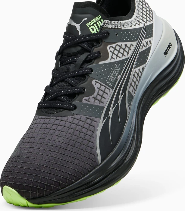 Puma ForeverRun Nitro WTR puma black/glacial gray/fizzy apple (Herren)