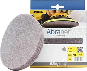 Mirka Abranet Grip Gewebeschleifblatt K120, 150mm, 10 Stück
