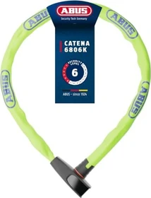 ABUS Catena 6806K/85 Kettenschloss, Schlüssel neon green