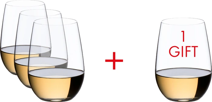 Riedel The O Wine Tumbler Rieslingglas, 4 Stück