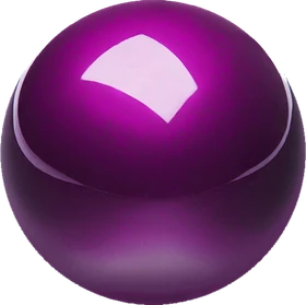 Perixx PERIPRO-303GPP 34mm für Perimice und Logitech M570, Ersatz-Trackball, violett