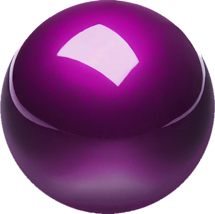 Perixx PERIPRO-303GPP 34mm für Perimice und Logitech M570, Ersatz-Trackball, violett