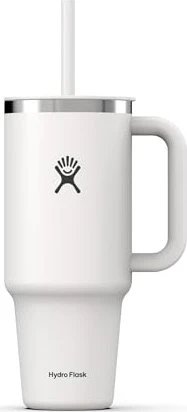 Hydro Flask Travel Tumbler Isolierbecher 1.2l weiß