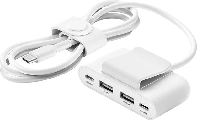 Belkin BoostCharge 4-Port USB Splitter, weiß, USB-C [Stecker]