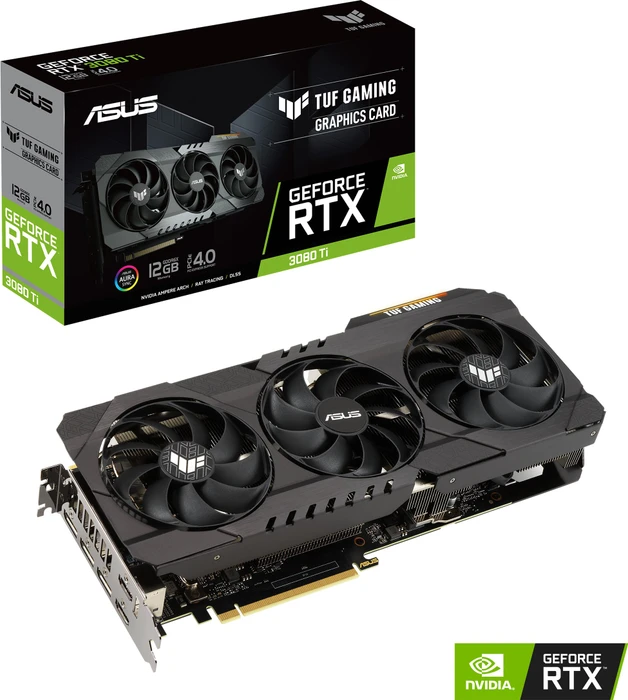 ASUS TUF Gaming GeForce RTX 3080 Ti, TUF-RTX3080TI-12G-GAMING, 12GB GDDR6X, 2x HDMI, 3x DP