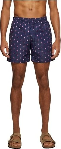 Urban Classics Pattern Badeshorts flamingo (Herren)