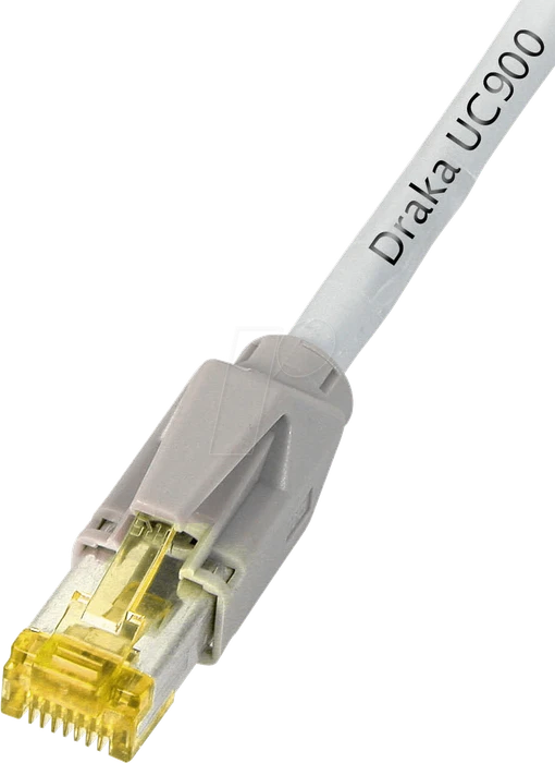 EFB Elektronik TM31 UC900 Patchkabel, Cat7/Cat6a, S/FTP, RJ-45/RJ-45, 1m, grau