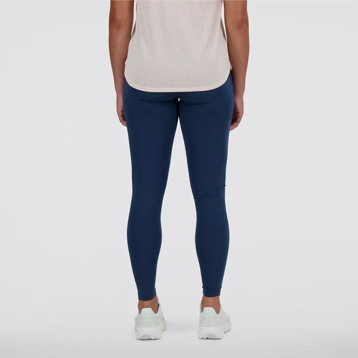 New Balance Sleek Pocket High Rise 27" Legging Hose lang nb navy (Damen)