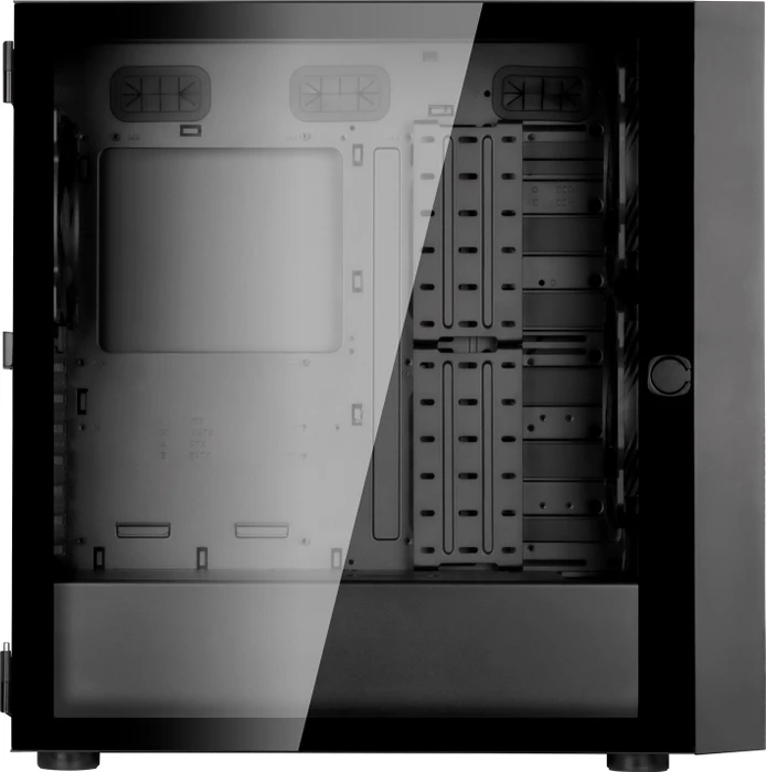 SilverStone Seta H1, schwarz, Glasfenster