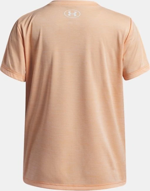 Under Armour Tech Twist Wordmark Logo Funktionsshirt kurzarm orange bloc/white (Junior)
