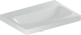 Geberit iCon Light Waschtisch verkürzte Ausladung 60cm, ohne Hahnloch, ohne Überlauf, weiß