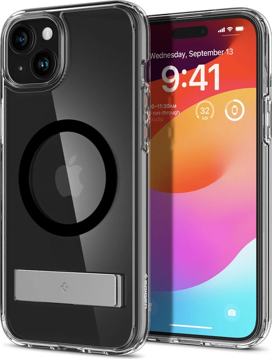 Spigen Ultra Hybrid S (MagFit) für Apple iPhone 15 schwarz